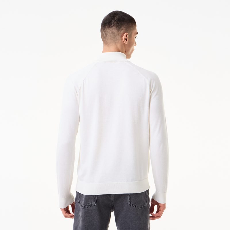 Мужской свитер Lacoste стандартного кроя из смеси шерсти и хлопка 2