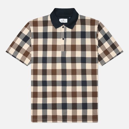 Мужское поло Aquascutum Macro Iconic, цвет синий