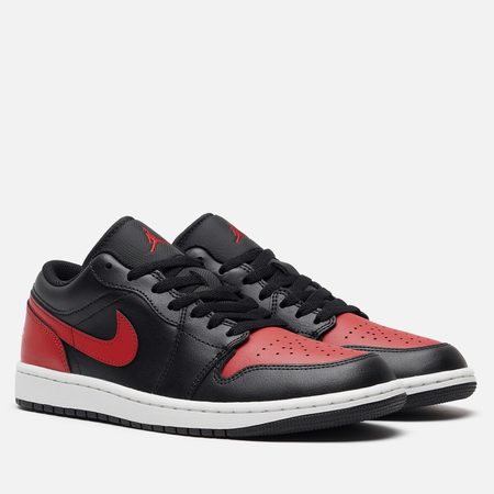 Мужские кроссовки Jordan Air Jordan 1 Low, цвет чёрный