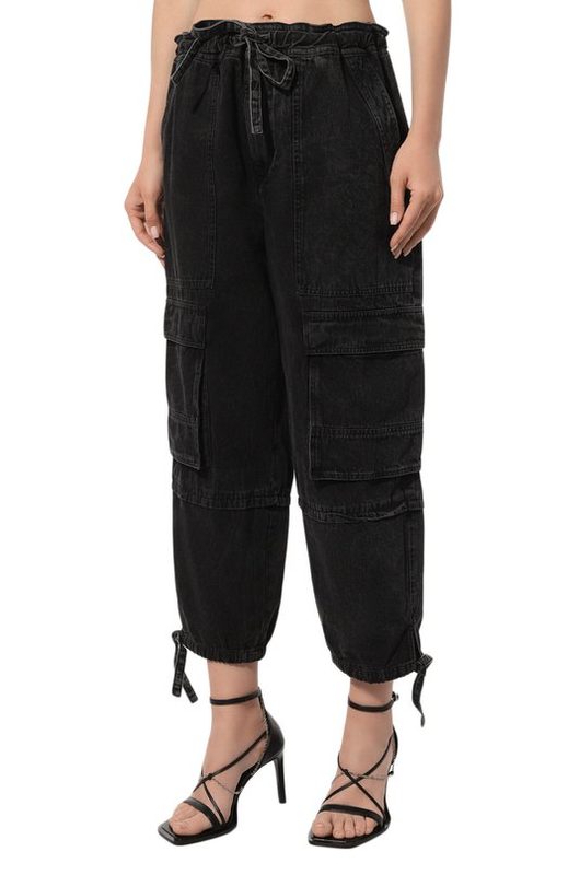 Хлопковые брюки-карго Isabel Marant Etoile 3
