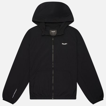 Мужская куртка ветровка HUF 89 Lightweight Shell, цвет чёрный