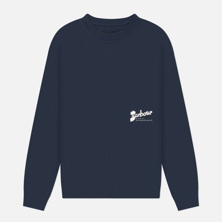 Мужская толстовка Barbour Blythe Crew Neck, цвет синий