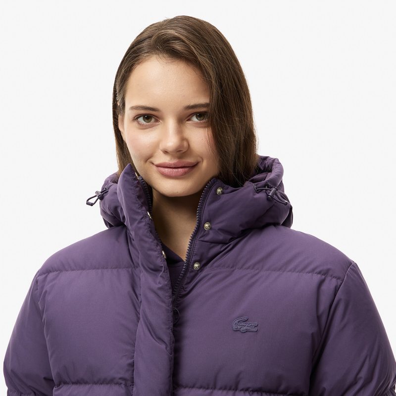 Женская парка Lacoste с капюшоном 3