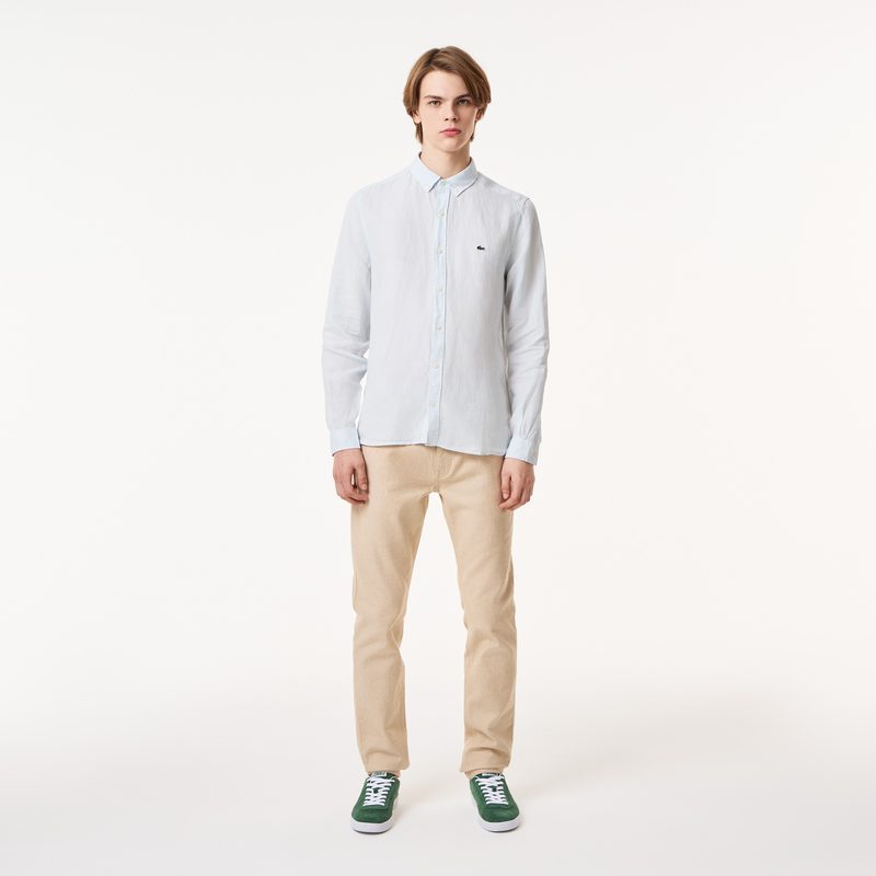 Мужская льняная рубашка Lacoste 4