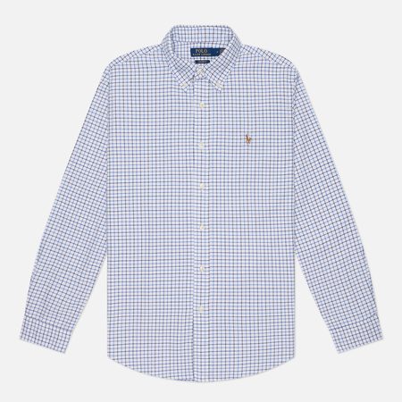 Мужская рубашка Polo Ralph Lauren Classic Oxford Custom Fit, цвет белый