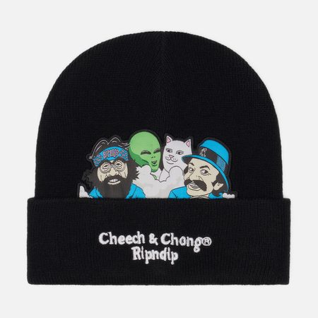 Шапка RIPNDIP x Cheech & Chong Riders, цвет чёрный