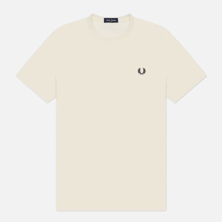 Мужская футболка Fred Perry Crew Neck Regular, цвет белый
