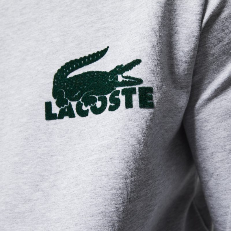 Мужская домашнаяя толстовка Lacoste из хлопкового флиса 4