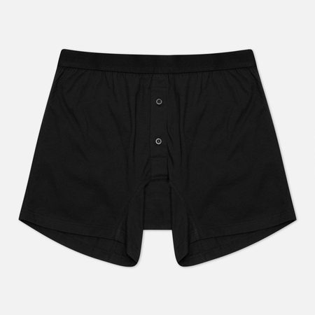 Мужские трусы Comme des Garcons SHIRT Forever Two Button Boxer, цвет чёрный