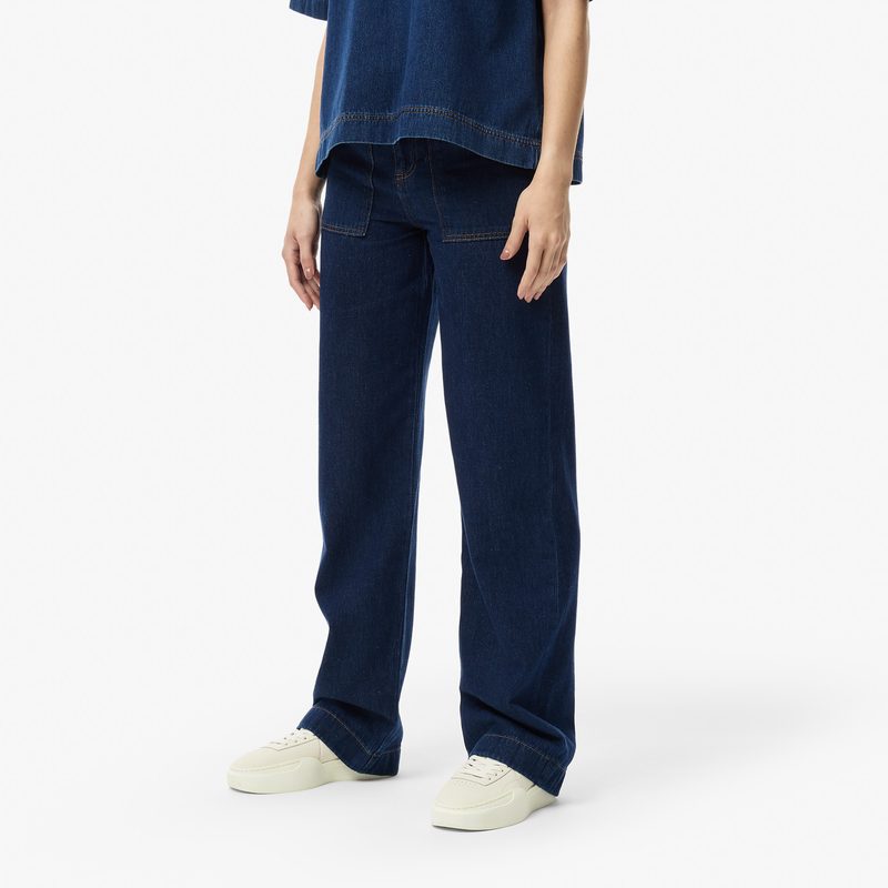 Женские прямые джинсы Lacoste 3