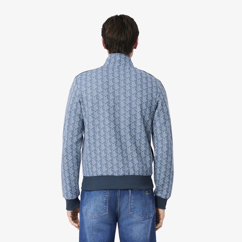 Мужская жаккардовая толстовка Lacoste PARIS с монограммой 2