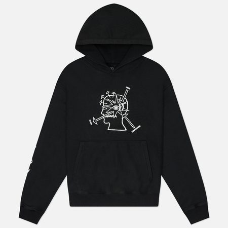 Мужская толстовка Brain Dead Neuro Free Association Hoodie, цвет чёрный