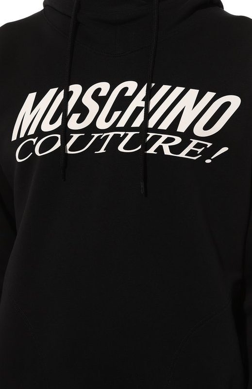 Хлопковое худи Moschino 5