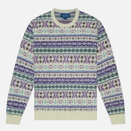 Мужской свитер thisisneverthat Fair Isle Knit, цвет жёлтый