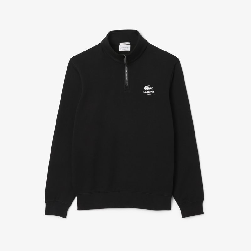 Свитшот Lacoste унисекс с застежкой-молнией с высоким воротом 4