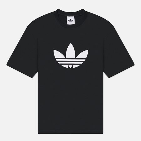 Мужская футболка adidas Originals Adicolor Trefoil, цвет чёрный