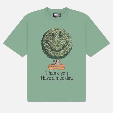 Мужская футболка MARKET Smiley Bonsai, цвет зелёный