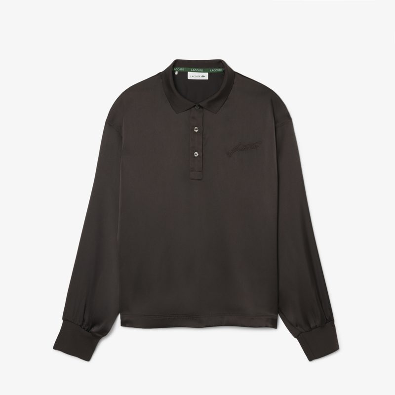 Женская рубашка Lacoste оверсайз 4