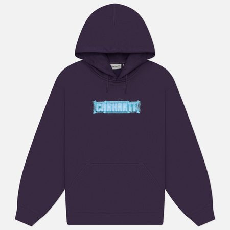 Мужская толстовка Carhartt WIP Hooded Electric Boogie, цвет фиолетовый
