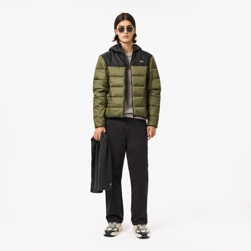 Мужская водоотталкивающая стеганая куртка-пуховик Lacoste 4