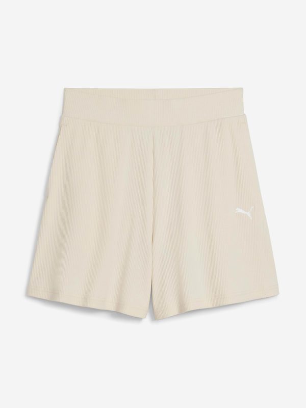 Шорты спортивные женские PUMA Ess Elevated, Бежевый 4