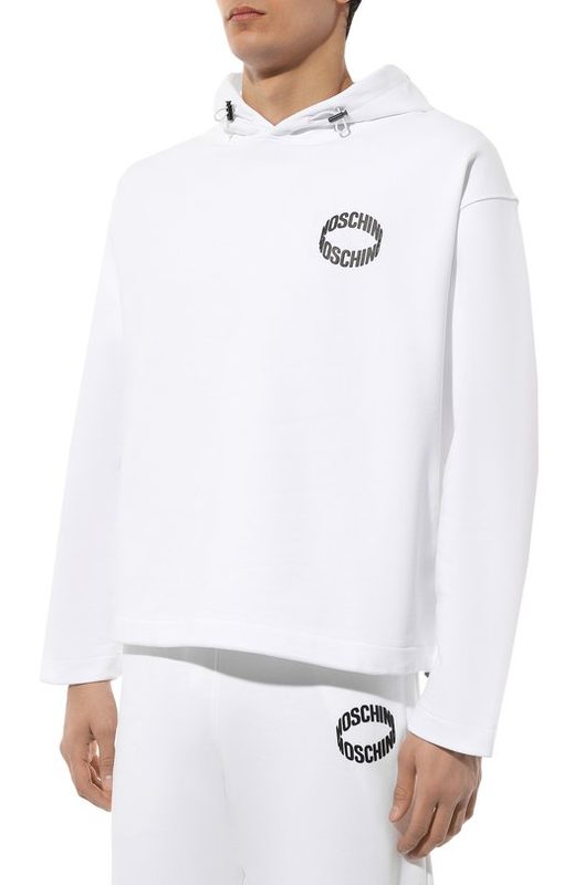 Хлопковое худи Moschino 3