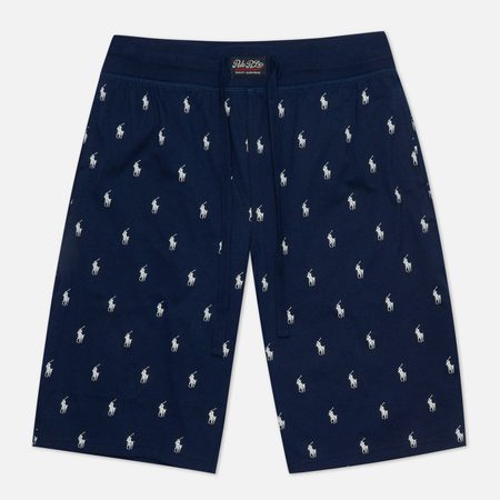 Мужские шорты Polo Ralph Lauren Slim Fit All Over Polo Pony, цвет синий