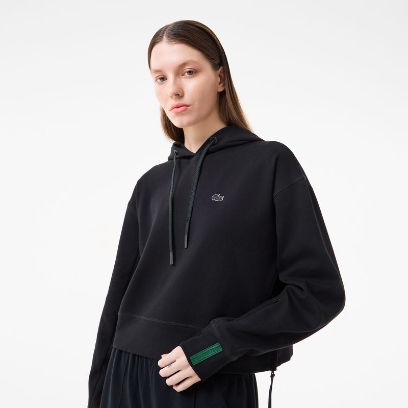 Женская толстовка Lacoste свободного кроя с капюшоном 5