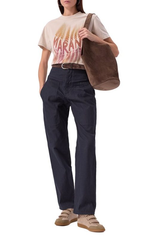 Хлопковая футболка Isabel Marant Etoile 2