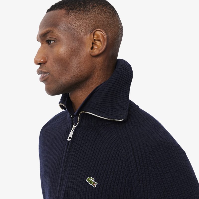 Мужской кардиган Lacoste с высоким воротом на молнии 3