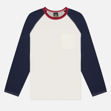 Мужской лонгслив FrizmWORKS Color Block Raglan, цвет белый