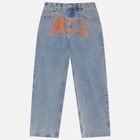 Мужские джинсы ICECREAM Running Dog Double Scoop Denim, цвет голубой