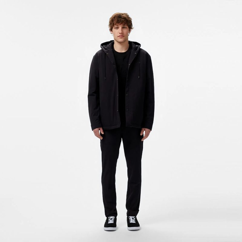 Мужская утепленная рубашка Lacoste оверсайз с капюшоном 4
