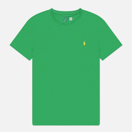 Мужская футболка Polo Ralph Lauren Classic Crew Neck 26/1 Jersey, цвет зелёный