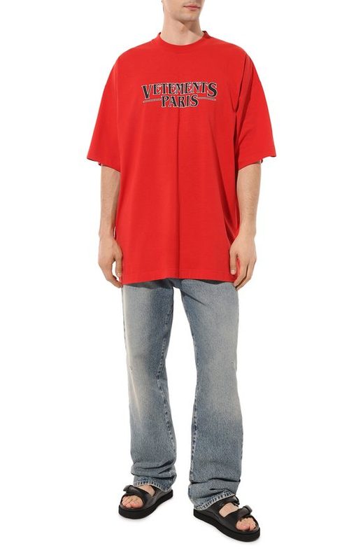 Хлопковая футболка VETEMENTS 5
