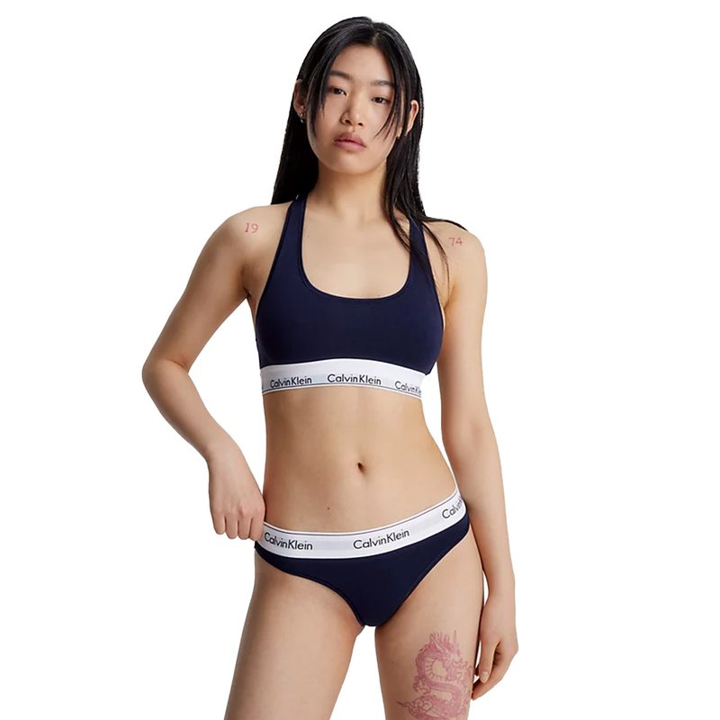 Bralette And Thong Set Modern Cotton