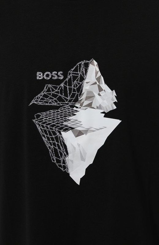 Хлопковая футболка BOSS Green 5