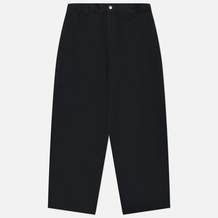 Мужские брюки Stussy Workgear Twill, цвет чёрный