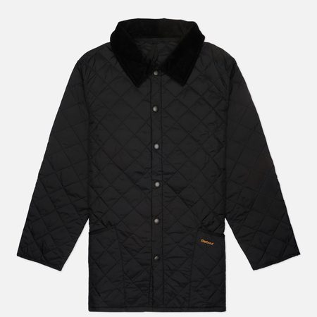 Мужская стеганая куртка Barbour Liddesdale Quilted, цвет чёрный