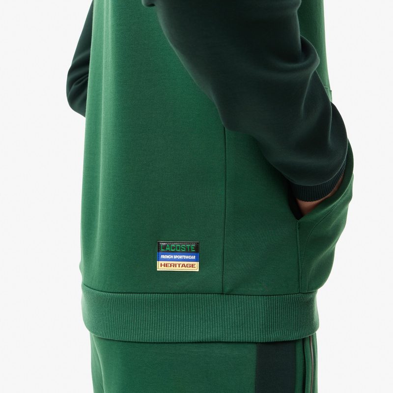 Мужской хлопковый свитшот Lacoste приталенного кроя 4