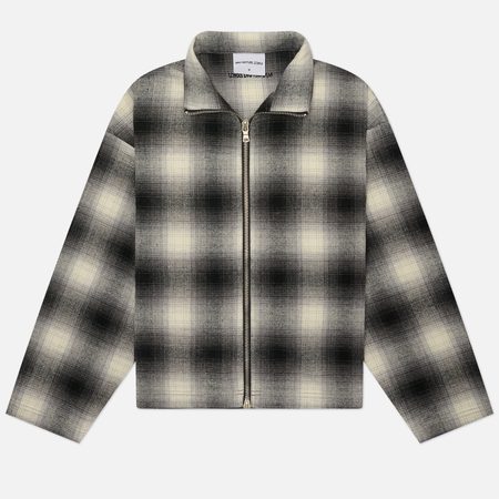 Мужская демисезонная куртка MKI MIYUKI ZOKU Wool Check Track, цвет чёрный