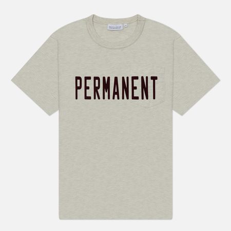 Мужская футболка EASTLOGUE Permanent Flocking One Pocket, цвет серый