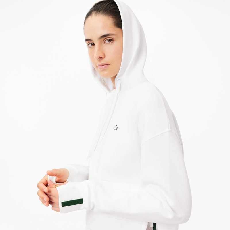 Женская толстовка Lacoste свободного кроя с капюшоном 5