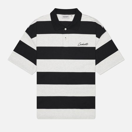 Мужское поло Carhartt WIP Delray, цвет чёрный