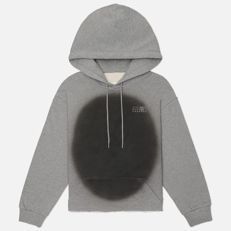 Женская толстовка Maison Margiela MM6 Spray Paint Hoodie, цвет серый