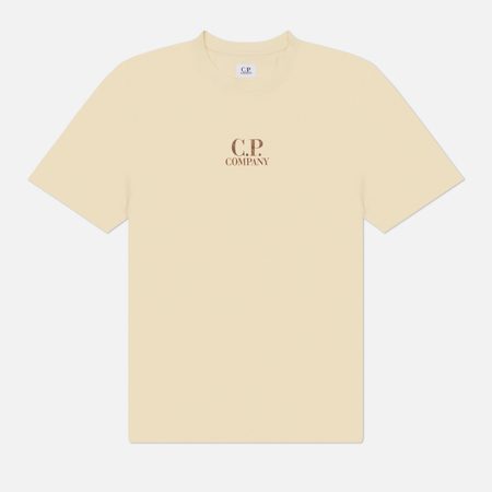 Мужская футболка C.P. Company 24/1 Jersey British Sailor, цвет бежевый