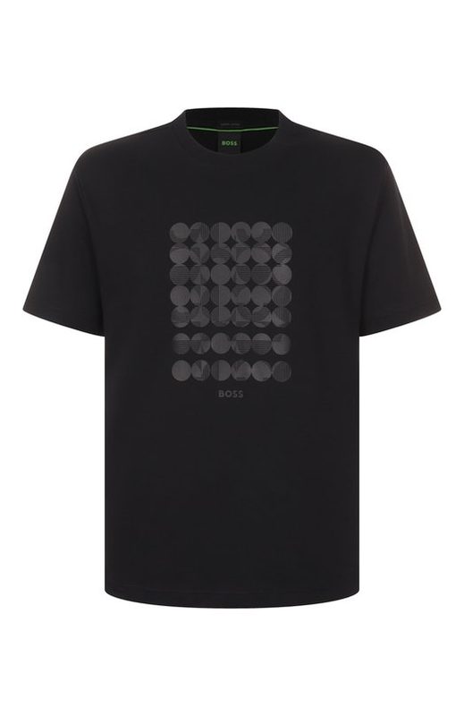 Хлопковая футболка BOSS Green