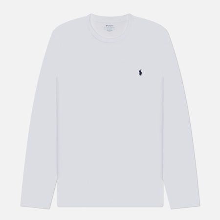 Мужской лонгслив Polo Ralph Lauren BCI Liquid Cotton Sleep Top Crew Neck, цвет белый
