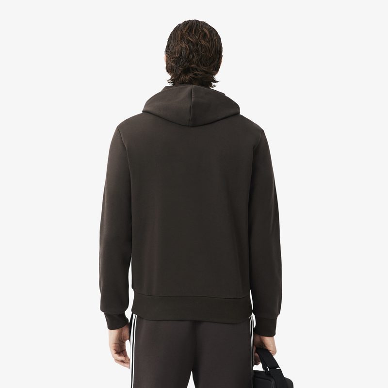 Мужское худи Lacoste классического кроя с флисом 2