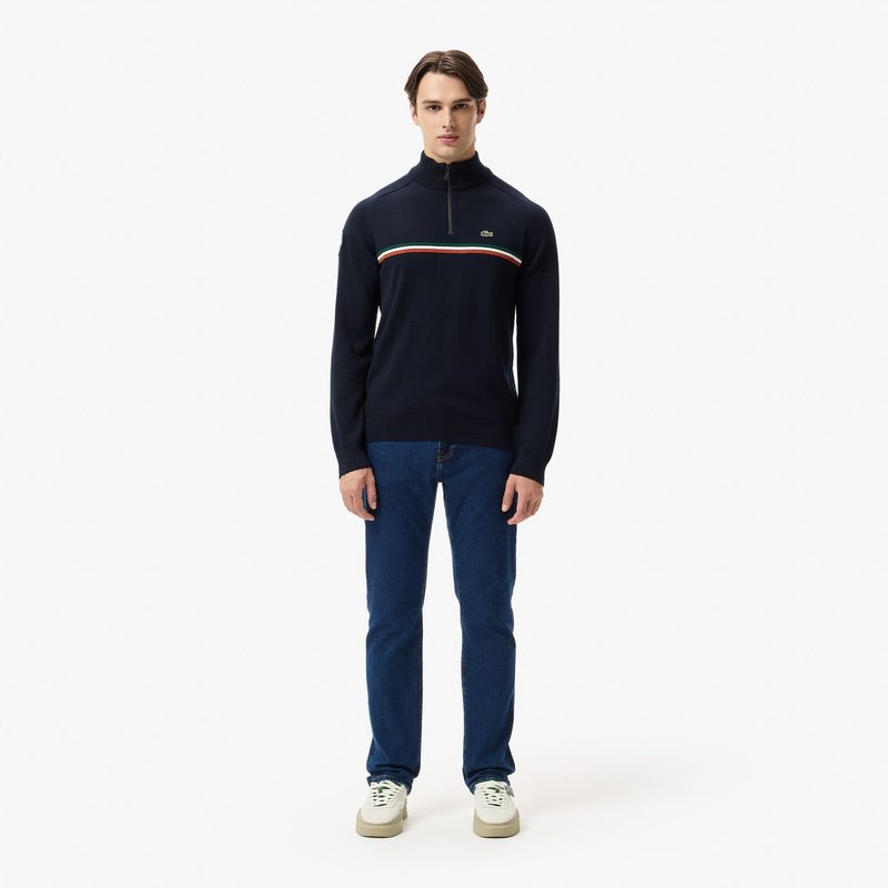 Мужской свитер Lacoste классического кроя 5